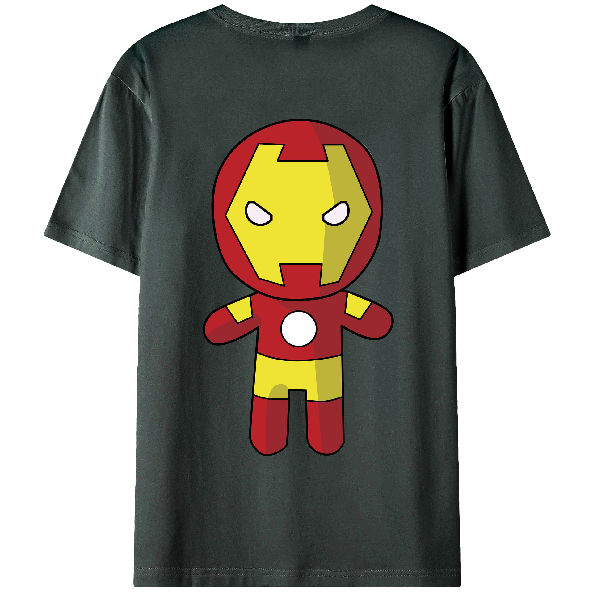 （画像用） アベンジャーズ The Avengers 綿100％ メンズ半袖Tシャツ（バックプリント） 通気性